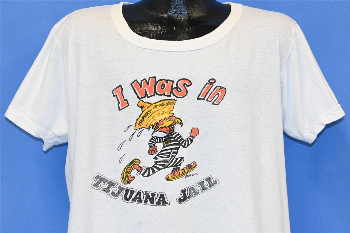 70s I Was in Tijuana Jail Cartoon La Ocho t-shirt Extra product image 1