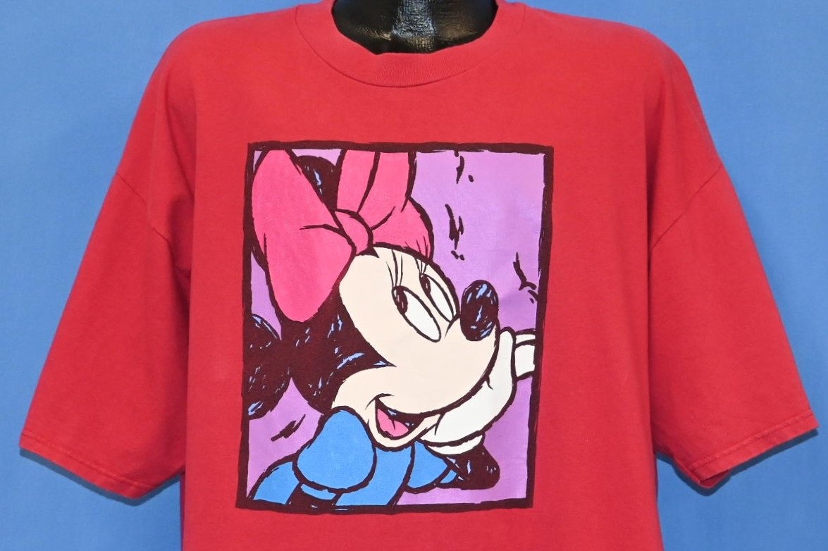 90s Walt Disney Store Minnie Mouse Red t-shirt XXL product image 1