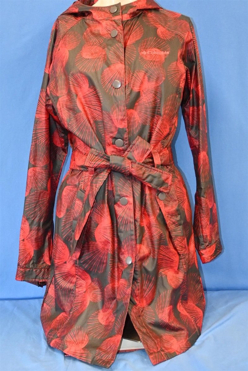 90s Columbia Rubber Ducky Deux Rain Jacket Women's Medium product image 2