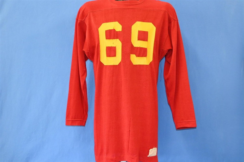60s Russell Southern Red Gold #69 Football Jersey t-shirt product image 2