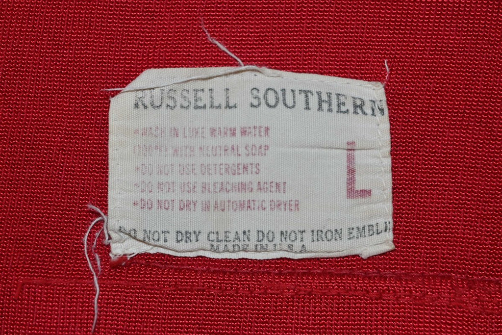 60s Russell Southern Red Gold #69 Football Jersey t-shirt product image 7