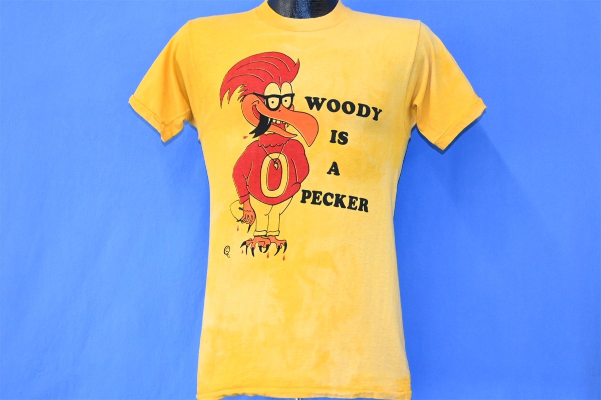 70s Woody Is a Pecker Funny College Football t-shirt Small product image 2