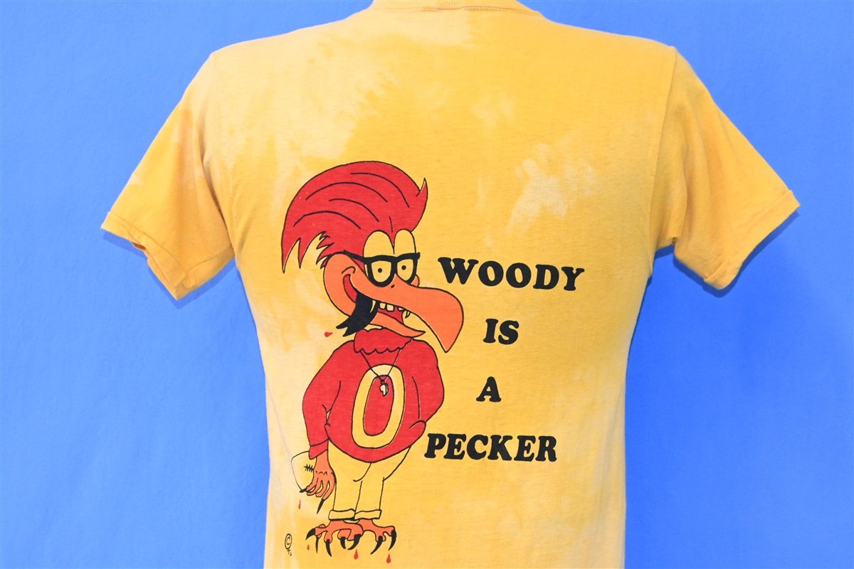 70s Woody Is a Pecker Funny College Football t-shirt Small product image 3