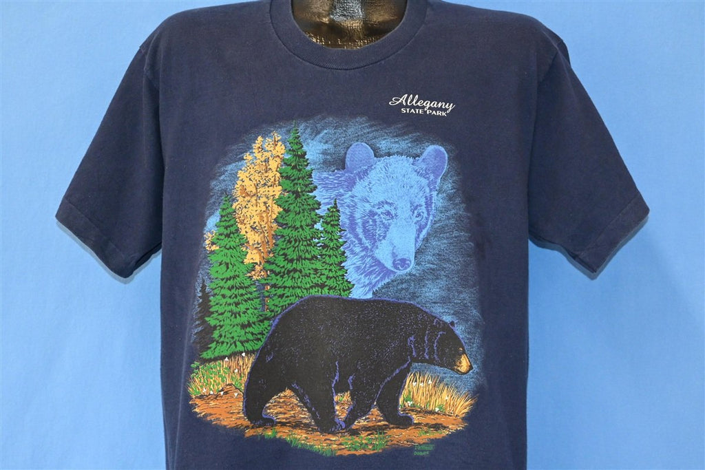 90s Allegany State Park New York Black Bear t-shirt Large product image 1