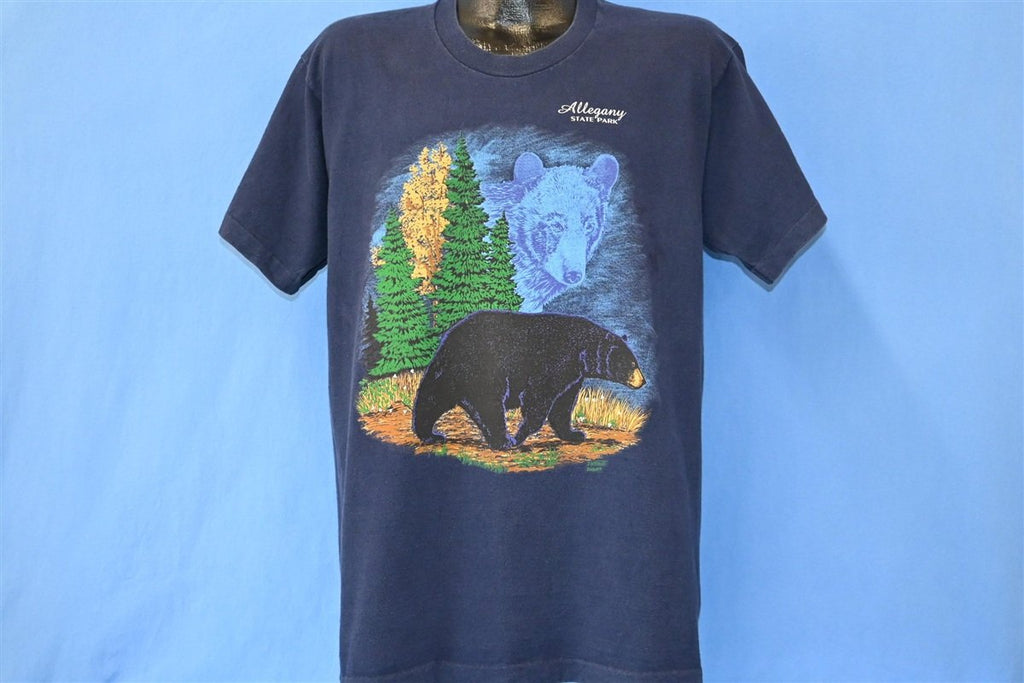 90s Allegany State Park New York Black Bear t-shirt Large product image 2