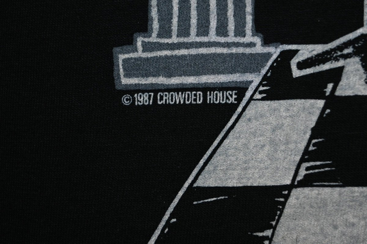 80s Crowded House 1987 Tour Australian Band t-shirt Medium product image 3