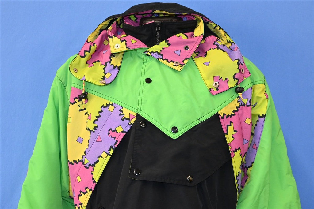 90s Rodeo Black Green Pullover Half Zip Ski Jacket Medium product image 1