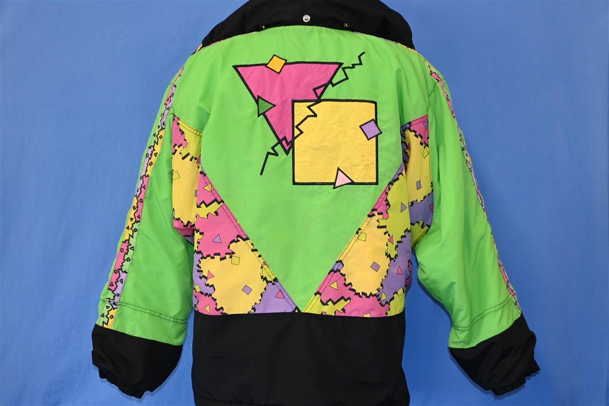 90s Rodeo Black Green Pullover Half Zip Ski Jacket Medium product image 5