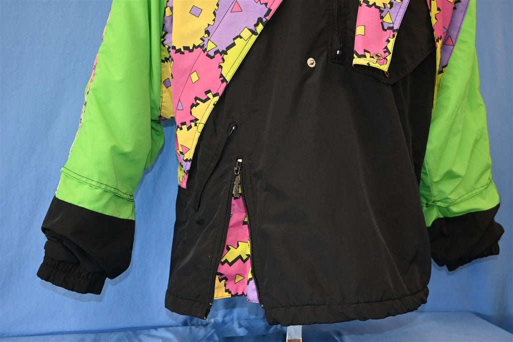 90s Rodeo Black Green Pullover Half Zip Ski Jacket Medium product image 6