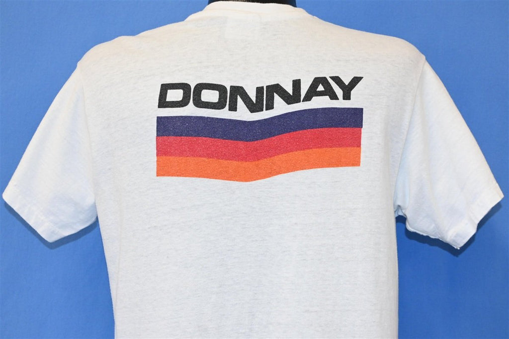 70s Donnay Tennis Team White Double Sided t-shirt Large product image 1