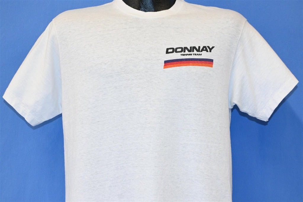 70s Donnay Tennis Team White Double Sided t-shirt Large product image 2