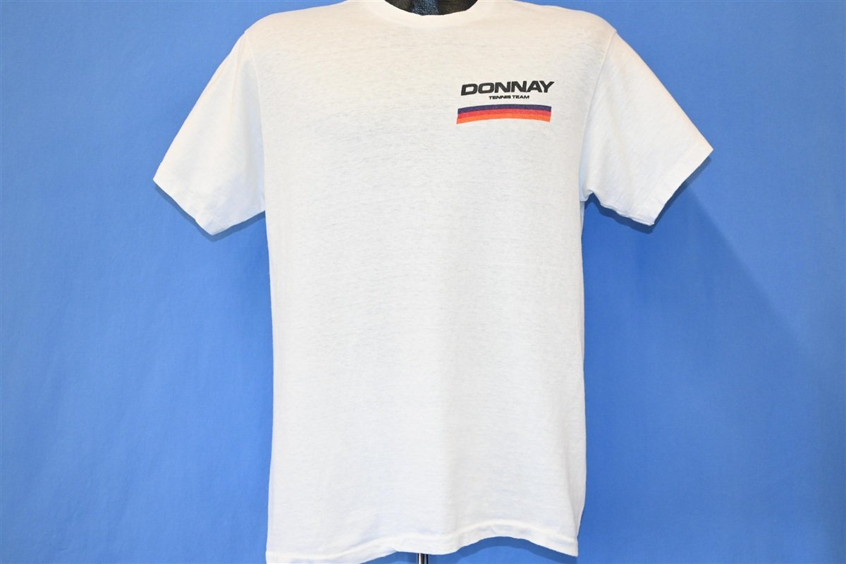 70s Donnay Tennis Team White Double Sided t-shirt Large product image 3