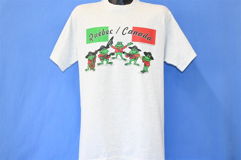 90s Quebec Canada Mountie Frogs Funny Gray t-shirt Large product image 2