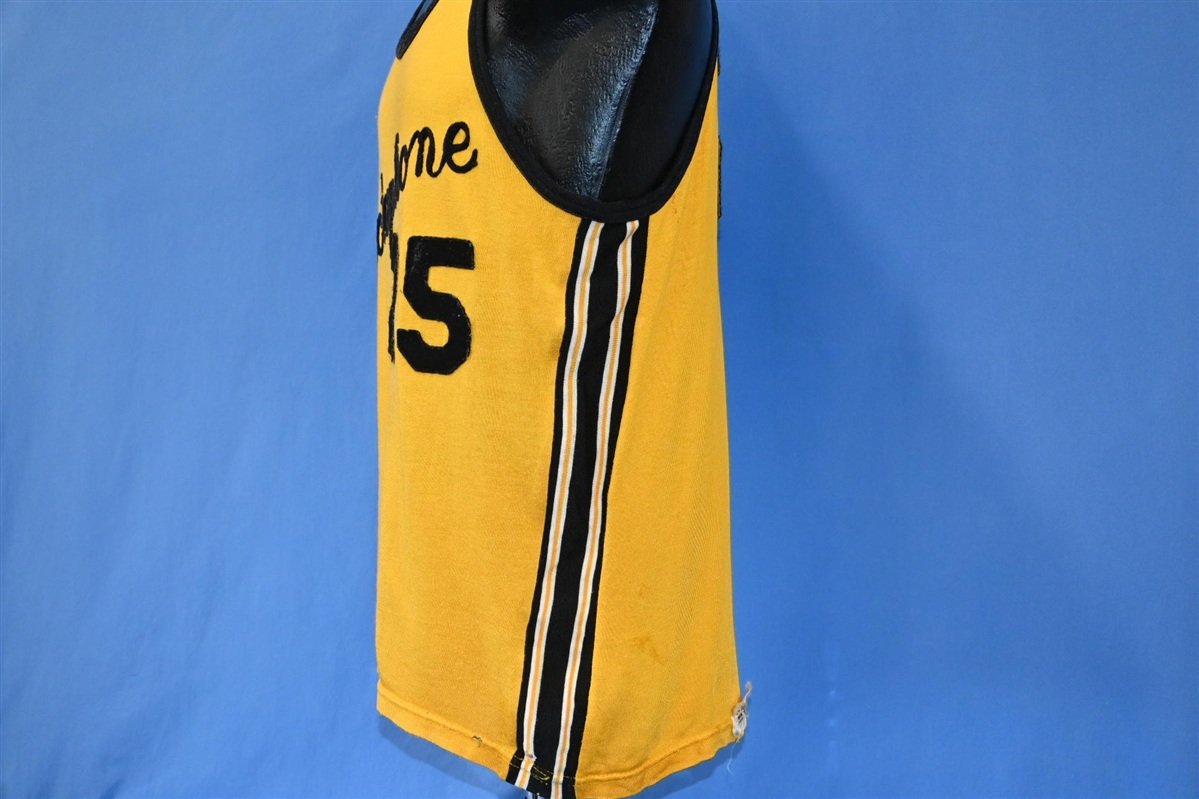 50s Dictaphone #25 Yellow Chainstitch Tank Top t-shirt product image 4