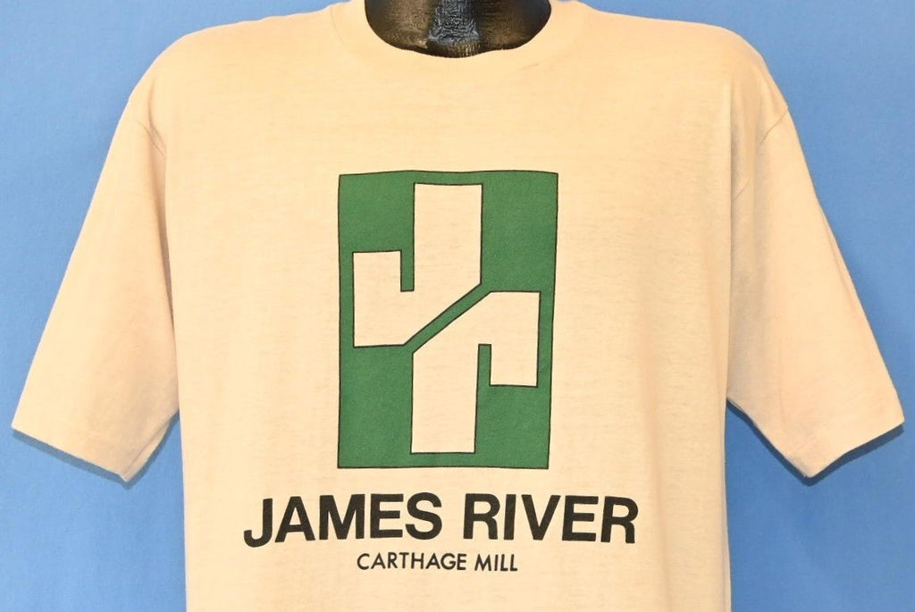 80s James River Carthage Paper Mill New York t-shirt Large product image 1