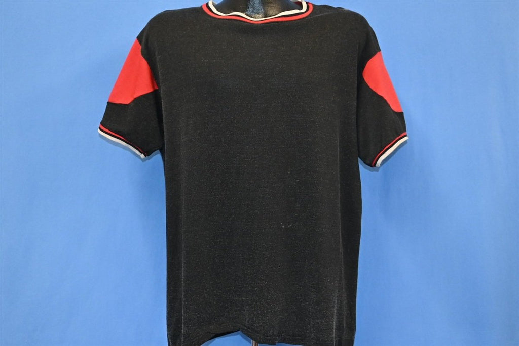 60s Mason Black Red Blank Sports Jersey t-shirt Large product image 2