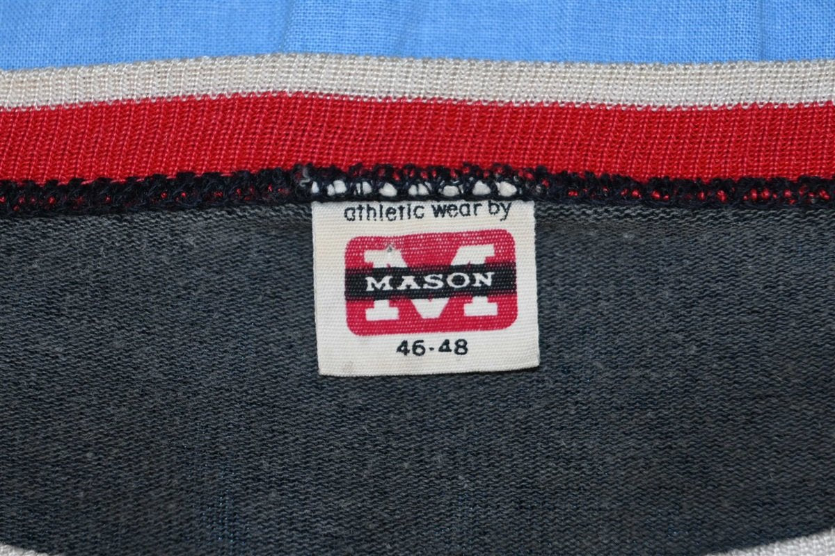 60s Mason Black Red Blank Sports Jersey t-shirt Large product image 6
