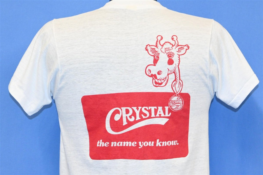 80s Great Media Milk-Off Crystal Creamery Cow t-shirt Small product image 3