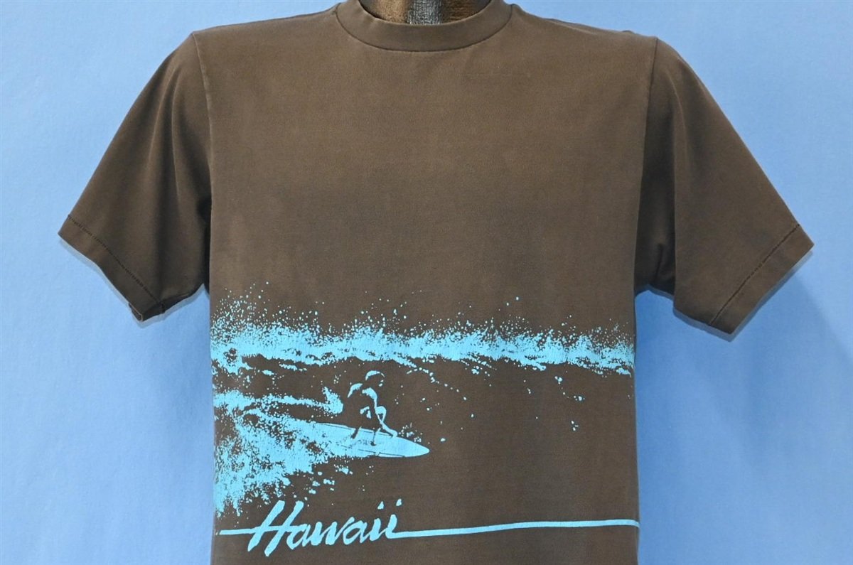 70s Hawaii Surf Crazy Shirts Wraparound Faded t-shirt Medium product image 1