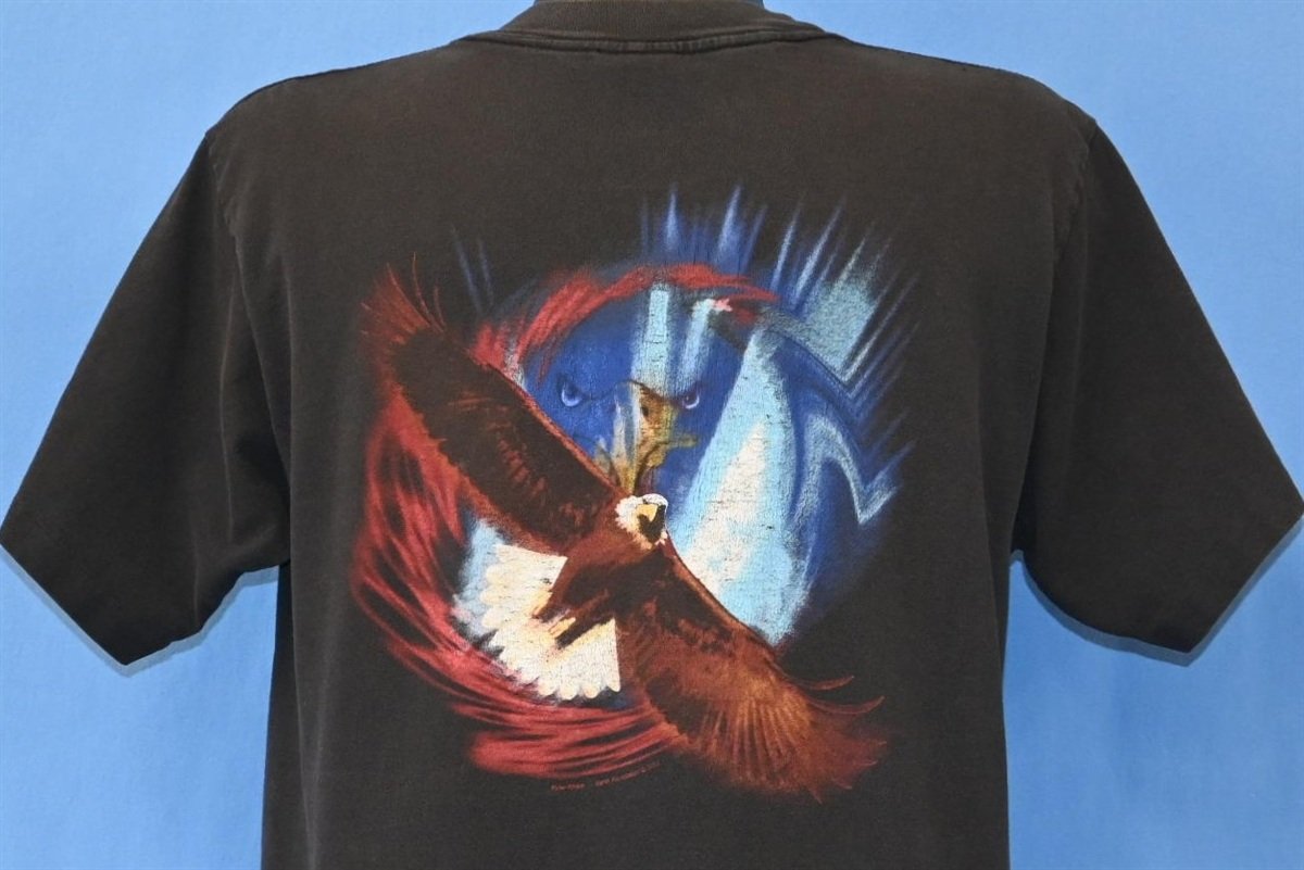 Y2K Wild & Free Bald Eagle Earth Foundation t-shirt Medium product image 1