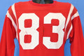 50s Champion Red White #83 Football Jersey t-shirt Medium product image 1