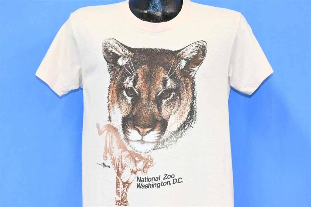 70s National Zoo Washington DC Mountain Lion t-shirt Medium product image 1