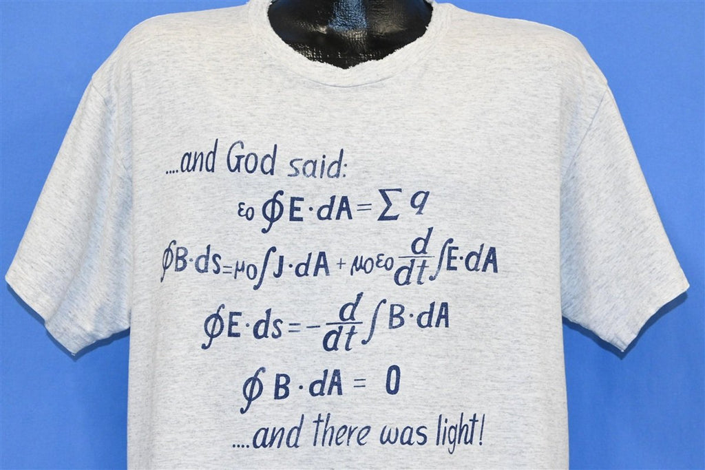 90s And God Said Maxwell's Equations Champion t-shirt Large product image 1
