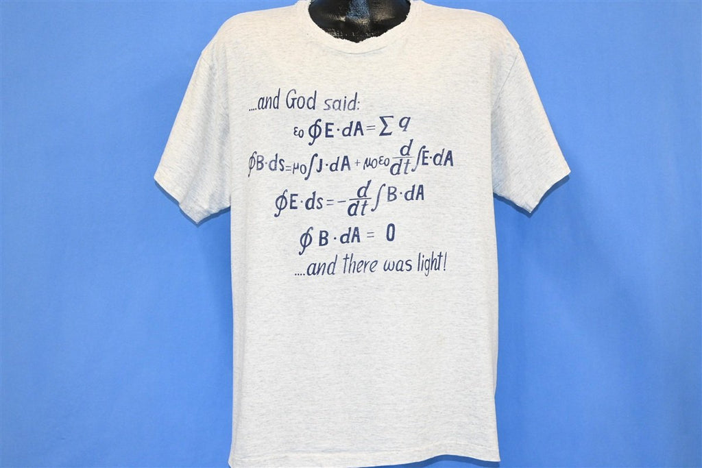 90s And God Said Maxwell's Equations Champion t-shirt Large product image 2
