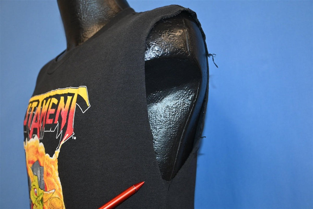 80s Testament Trial By Fire Tour 1989 Muscle t-shirt Medium product image 4