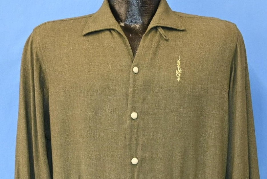 40s Enro Gabardine Green Gray Shirt Jacket Medium product image 2