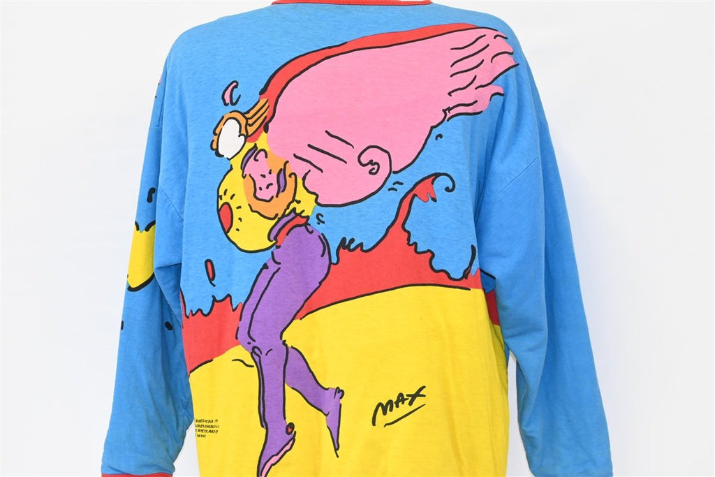 80s Peter Max All Over Print Reversible Art Sweatshirt Large product image 3
