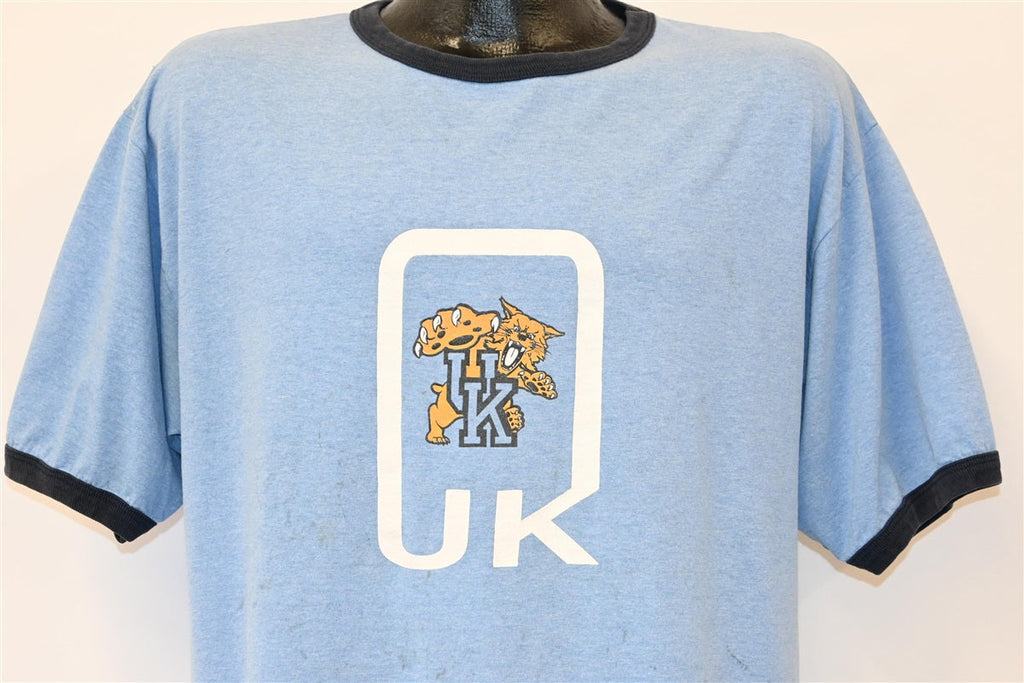 90s University of Kentucky Wildcats UK Ringer t-shirt Large product image 1