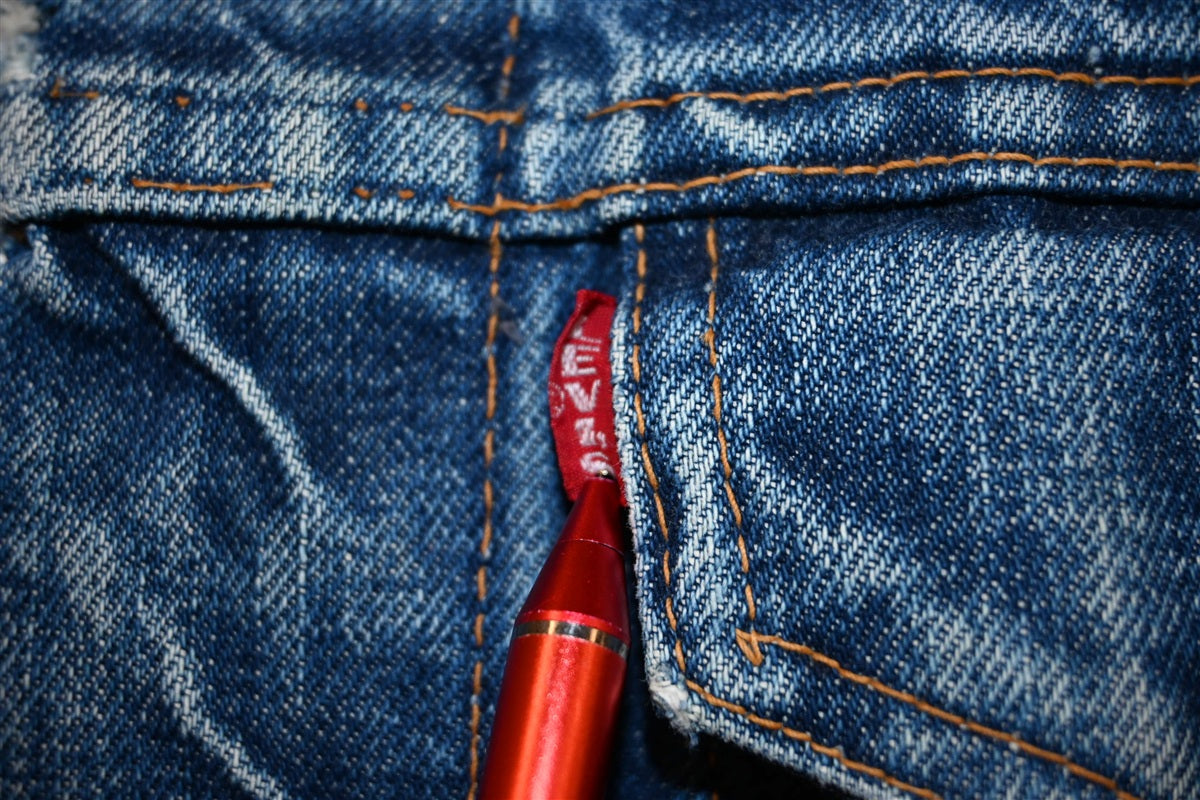 70s Levi's Big E Red Tab Type III Trucker Denim Jacket product image 3