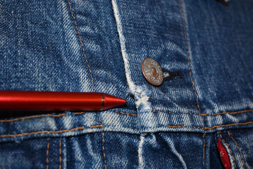 70s Levi's Big E Red Tab Type III Trucker Denim Jacket product image 7