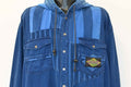 90s Exhaust Jeans Denim Hooded Button Down Shirt Extra Large product image 1