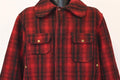 50s Woolrich 503 Red Plaid Mackinaw Hunting Jacket Large product image 1