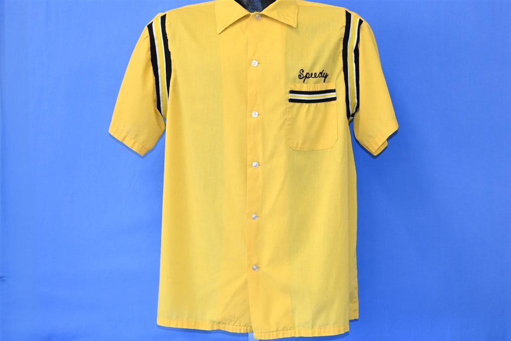 70s K&S Rental Speedy Yellow Bowling Shirt Extra Large product image 2