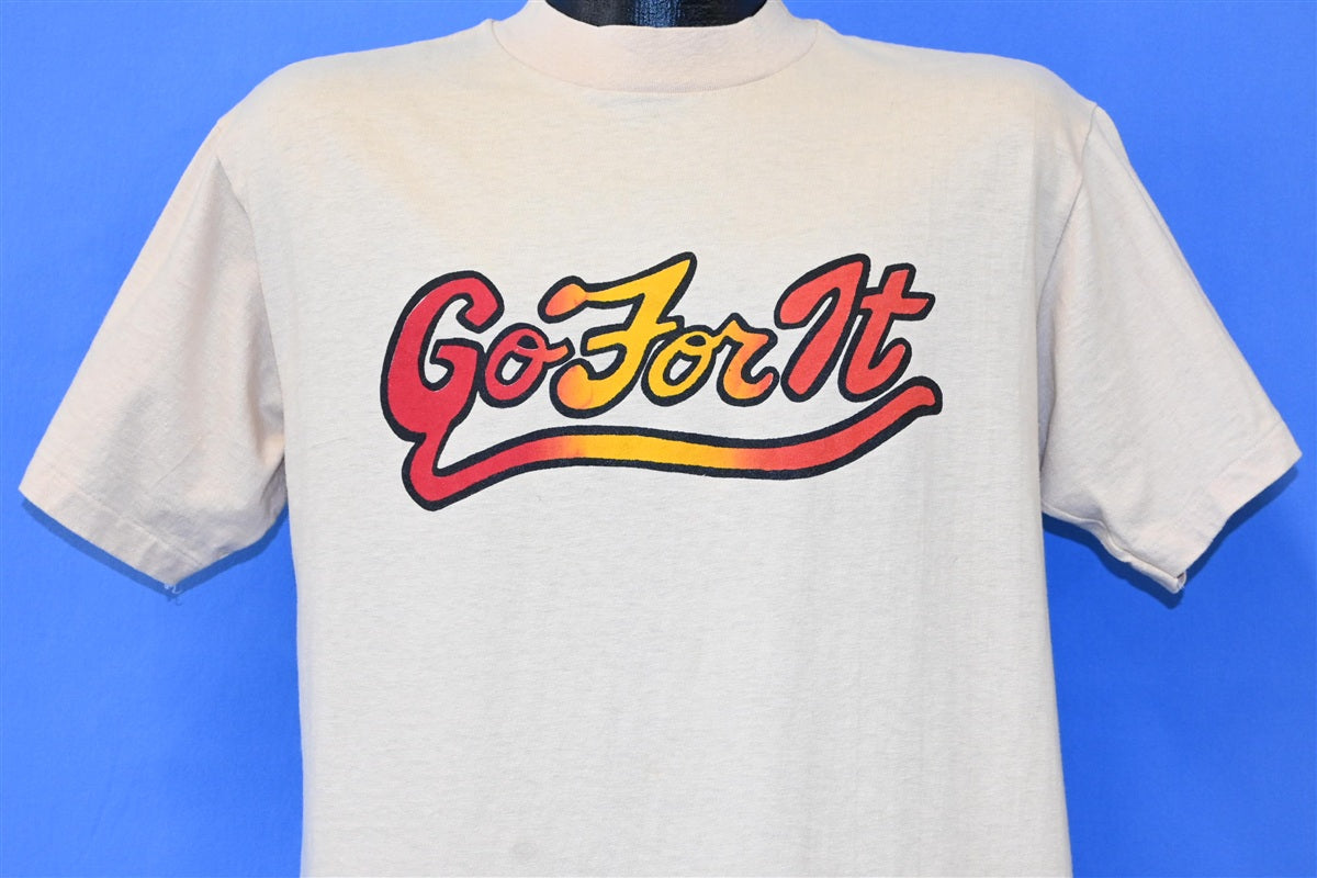 80s Go For It Venetian Tile Company Beige t-shirt Large product image 1