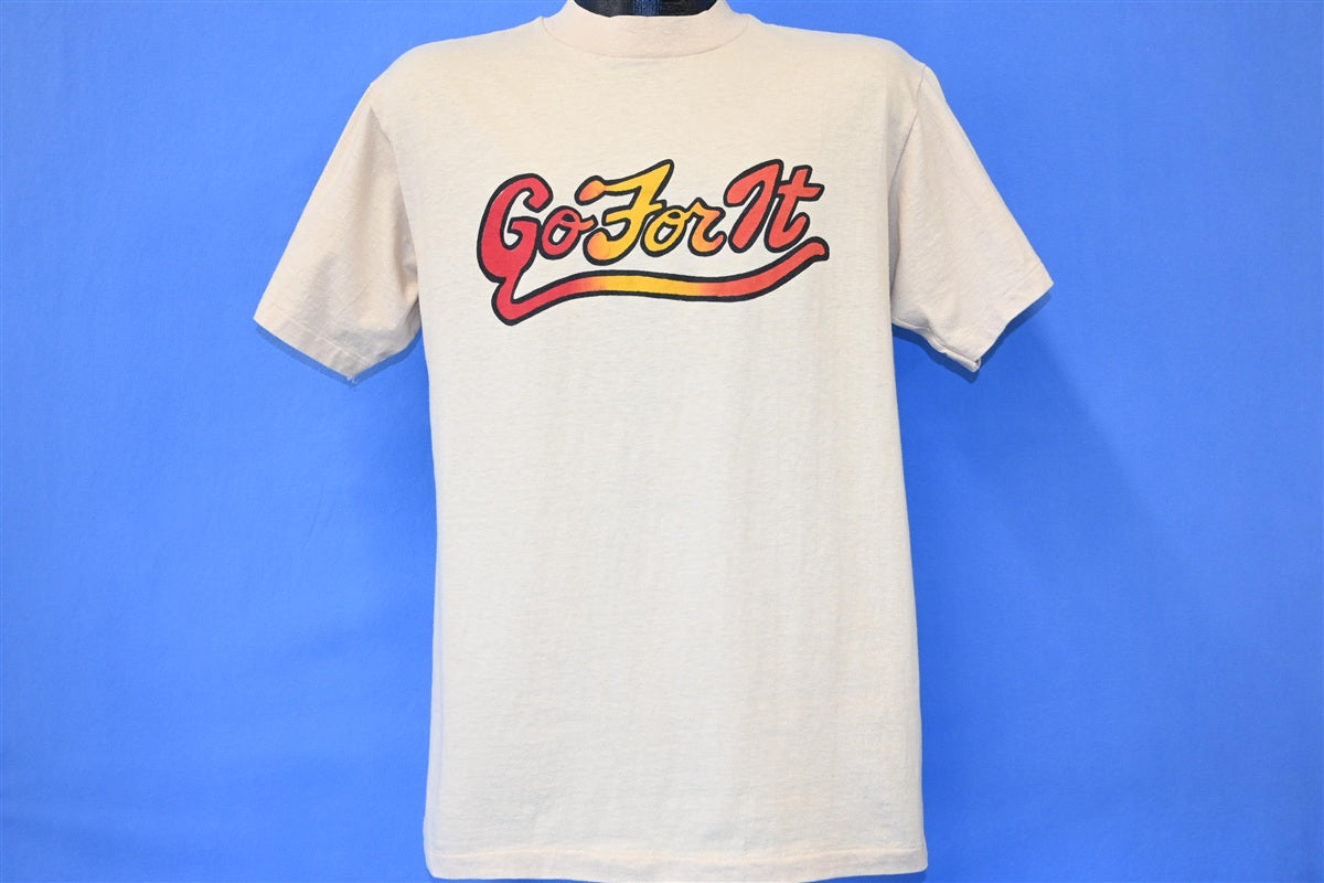 80s Go For It Venetian Tile Company Beige t-shirt Large product image 2