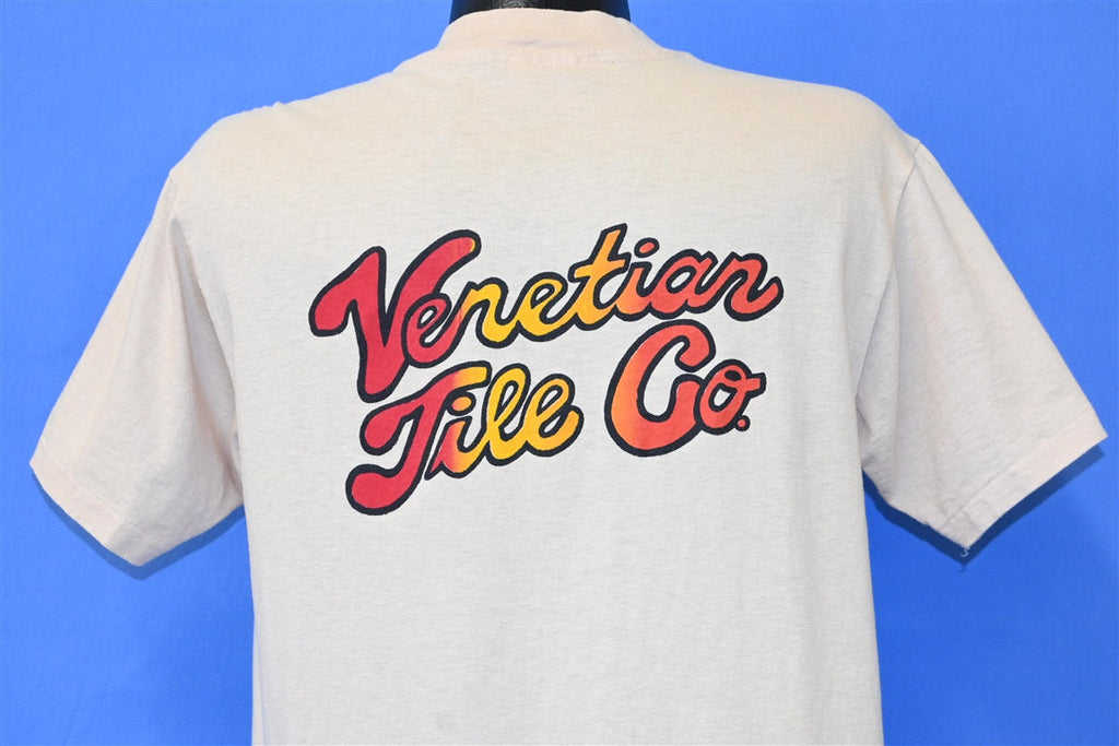 80s Go For It Venetian Tile Company Beige t-shirt Large product image 3