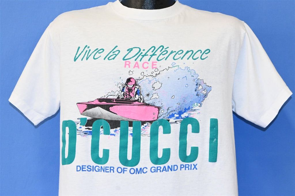 80s Vive La Difference Race D'Cucci OMC Boating t-shirt product image 1