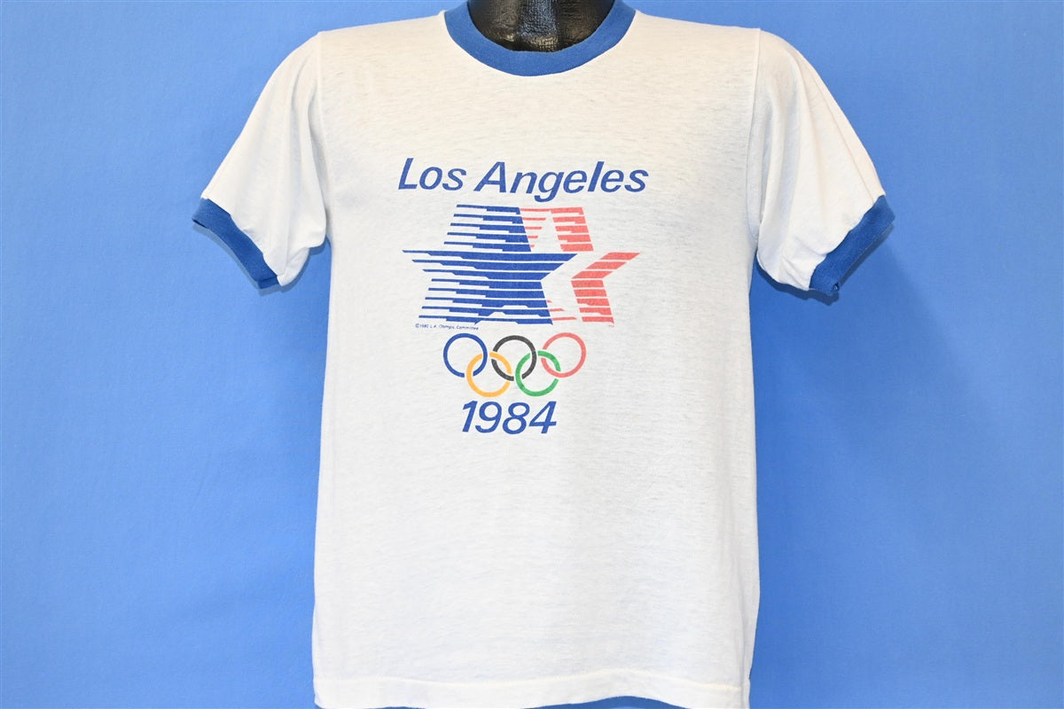 80s Los Angeles 1984 Olympics Levi's LA84 Ringer t-shirt product image 2