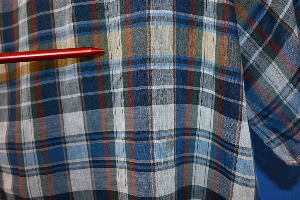 60s Van Heusen Plaid Loop Collar Button Down Shirt Extra product image 4