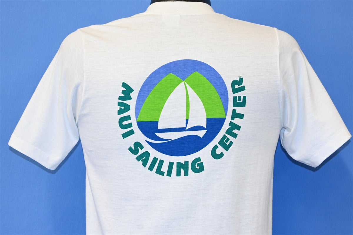 80s Maui Sailing Center Crazy Shirts Hawaii White t-shirt product image 1
