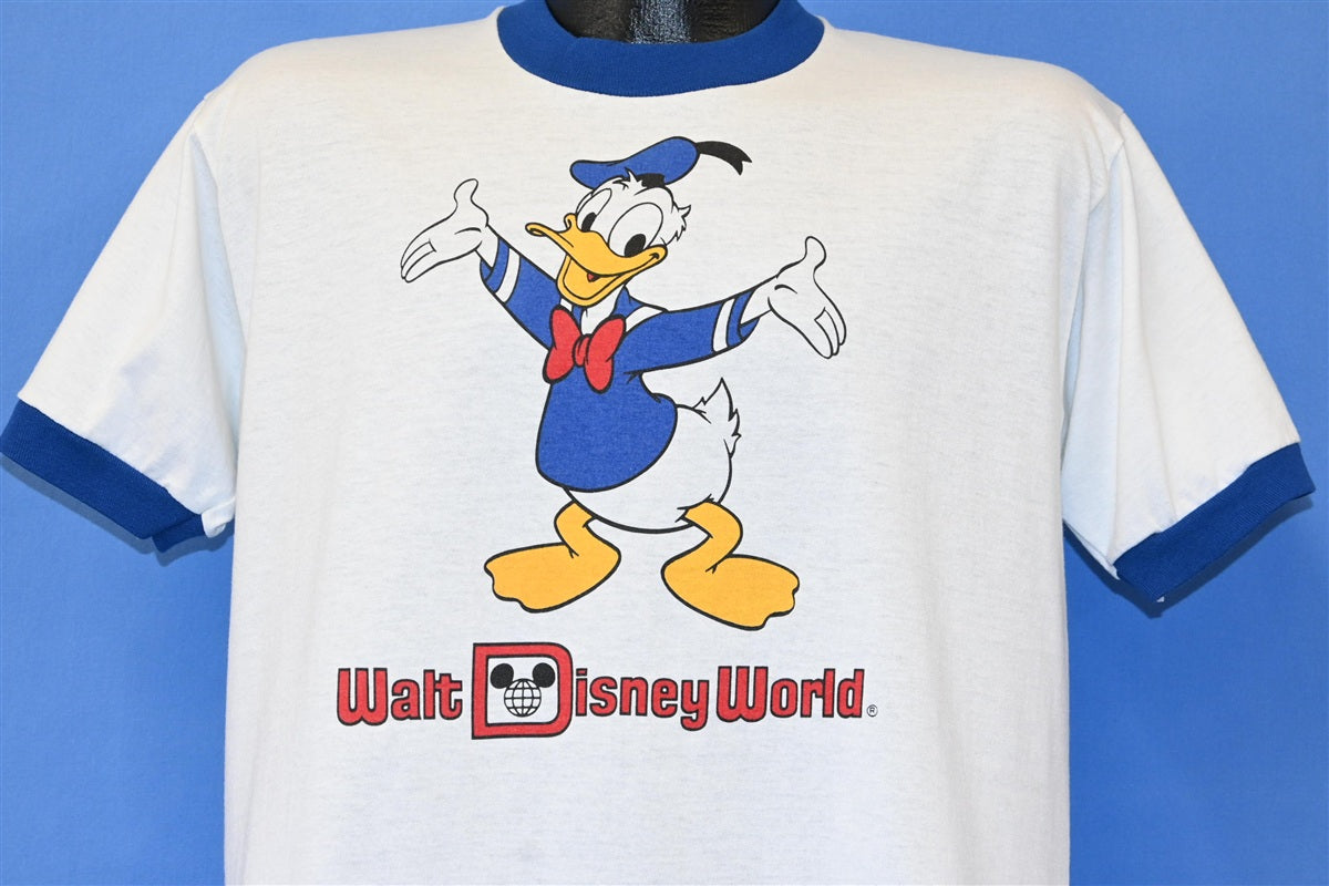 80s Walt Disney World Florida Donald Duck Ringer t-shirt product image 1