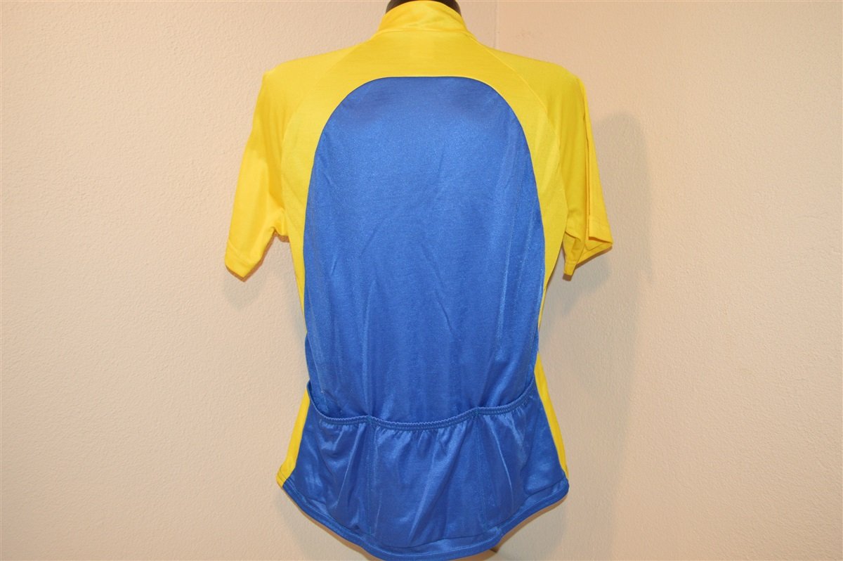 80s Bellwether Blue Yellow Cycling Jersey t-shirt Large product image 3