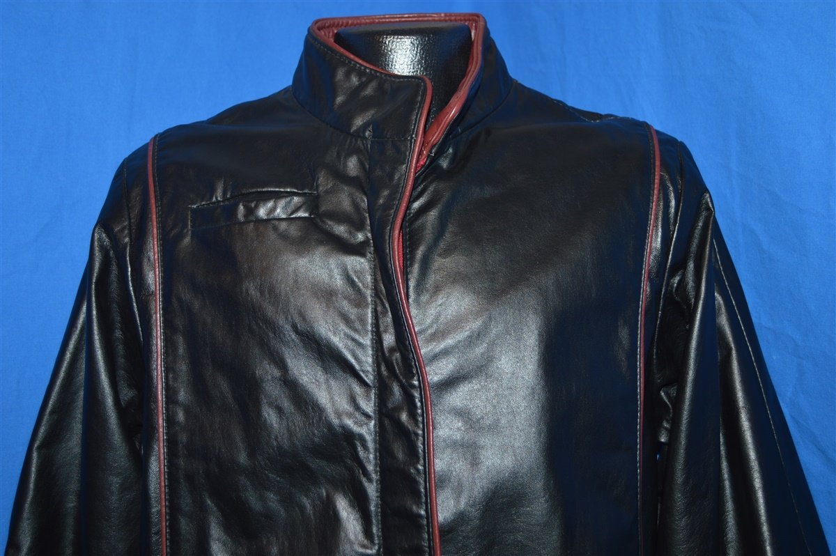 70s Garfin Leather Bomber Jacket Size Large product image 3
