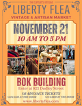 Liberty Flea Nov 21 2026 Holiday Show
